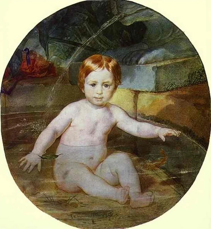 Bambino in piscina (Ritratto del principe A. G, 1829)